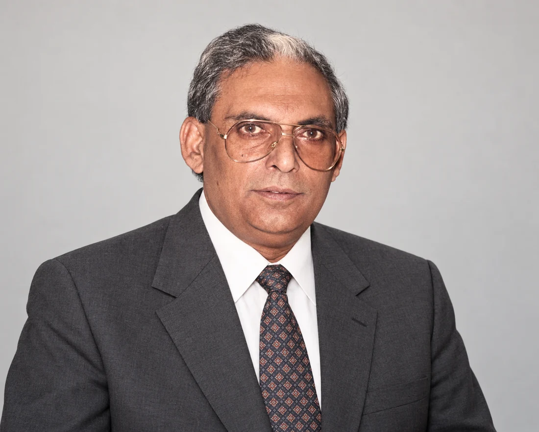 Sheikh Abdul Islam, former Chairman of KK Group, in a classic suit